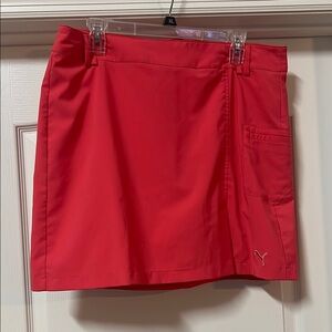 Puma Red Skort with Pocket
